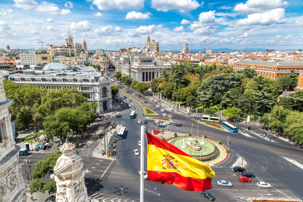 View of Plaza de Cibeles
