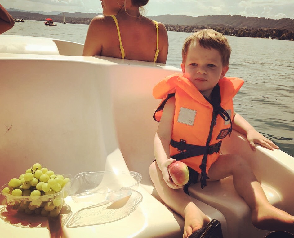 Pedal Boat on Lake Zurich