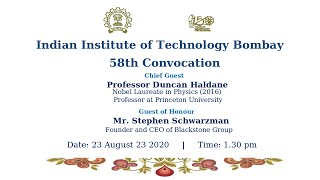 IIT Bombay's 58th Convocation (2020)
