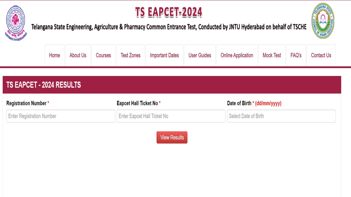 TS EAPCET 2024 Result Declared, Check Rankcard here