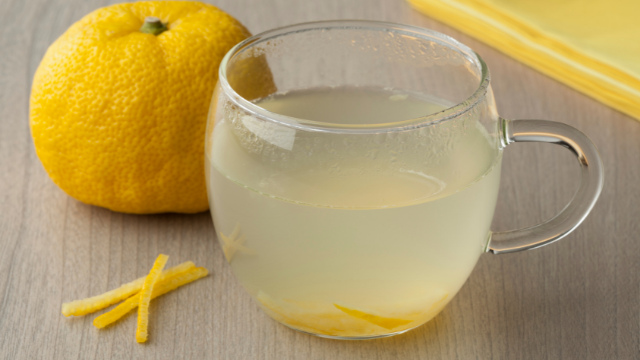 Asian Yuzu Tea for winter cough