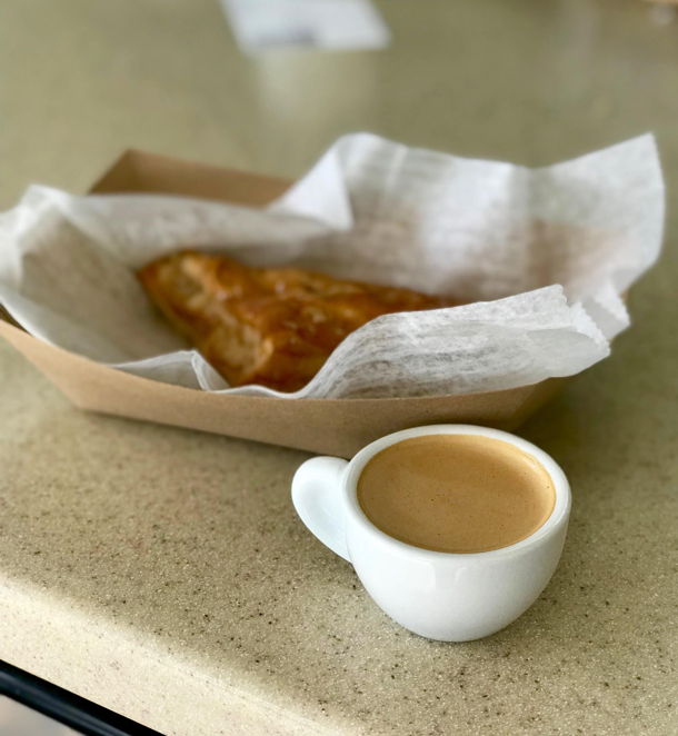 Cuban coffee and pastelito Little Havana Miami